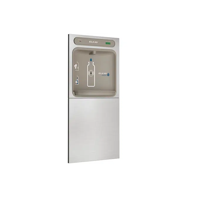 LZWSMDK Elkay ezH2O® In-Wall Bottle Filling Station with Mounting Frame Filtered Non-Refrigerated Stainless