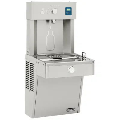 Image for LVRCDWSK ezH2O®  Vandal-Resistant Bottle Filling Station & Single Cooler Filtered Non-Refrigerated Stainless