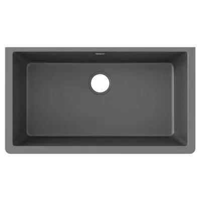 รูปภาพสำหรับ ELGRU13322GY0 Elkay Quartz Classic® 33" x 18-7/16" x 9-7/16" Single Bowl Undermount Sink Dusk Gray