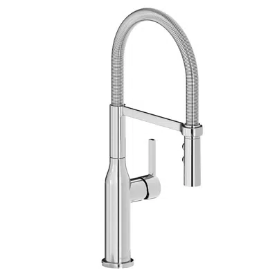 afbeelding voor LKAV1061CR_LS_BKCR_MBCR Avado® Single Hole Kitchen Faucet with Semi-professional Spout and Forward Only Lever Handle