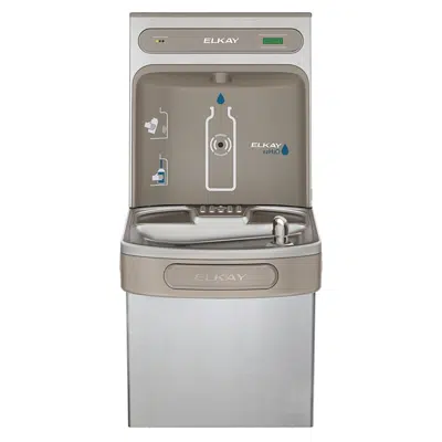 Image for LZSDWSVRSK_LK ezH2O®  Bottle Filling Station with Single ADA Vandal-Resistant Cooler Filtered Non-Refrigerated Stainless