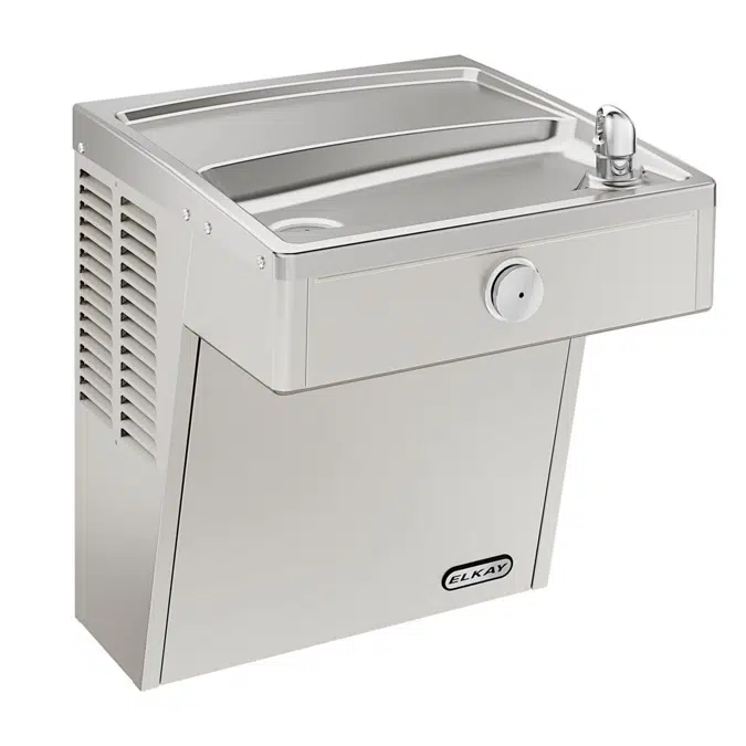 Elkay Wall Mount Vandal Resistant ADA Cooler Non-filtered Refrigerated Stainless