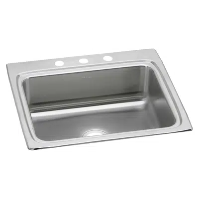 Image for LR25221_5_MR2 Lustertone® Classic Stainless Steel 25" x 22" x 8-1/8" Single Bowl Drop-in Sink