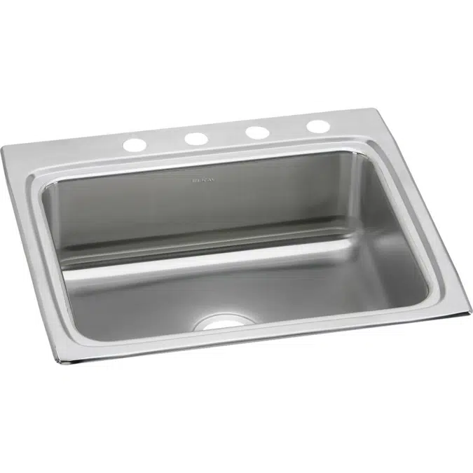 LR25221_5_MR2 Lustertone® Classic Stainless Steel 25" x 22" x 8-1/8" Single Bowl Drop-in Sink