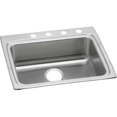 imazhi i LRAD2522601_5_MR2 Lustertone® Classic Stainless Steel 25" x 22" x 6" Single Bowl Drop-in ADA Sink