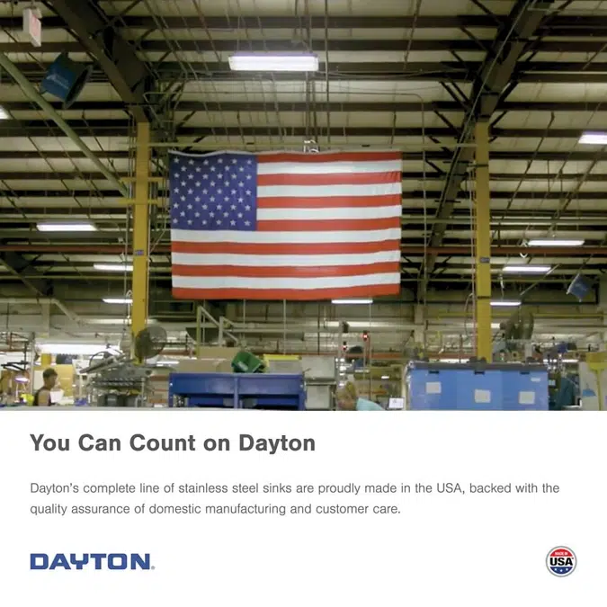 DDW50233223_4 Dayton® Stainless Steel 33" x 22" x 7-1/16" Equal Double Bowl Drop-in Sink (50 Pack)