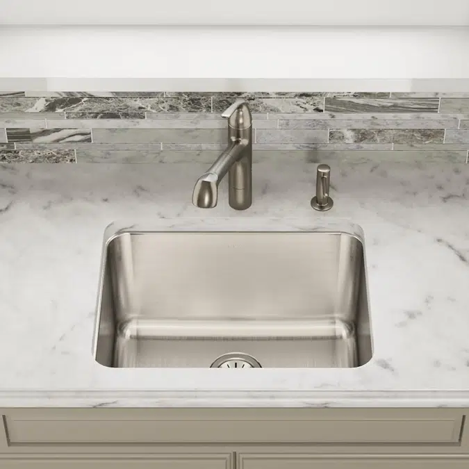 ELUH2115 Elkay Lustertone® Classic Stainless Steel, 23-1/2" x 18-1/4" x 7-1/2" Single Bowl Undermount Sink