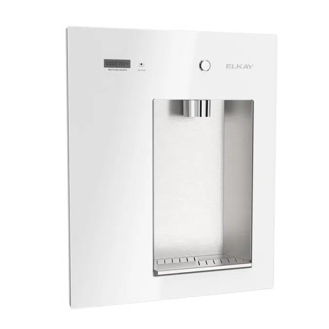 LBWDM0WHBC Elkay Liv® EZ Mechanical Built-in Filtered Water Dispenser Non-refrigerated Aspen White