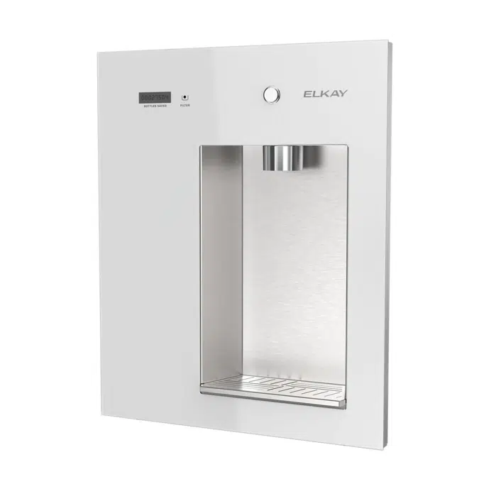 LBWDM0WHBC Elkay Liv® EZ Mechanical Built-in Filtered Water Dispenser Non-refrigerated Aspen White