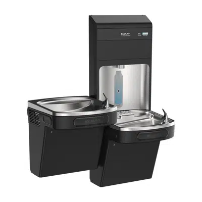 afbeelding voor LZSTL8WSBPRO-UV Elkay Elkay Pro Filtration® Bottle Filling Station & Bi-Level ADA Cooler Refrigerated Ultra-Capacity Lead + UV Protection