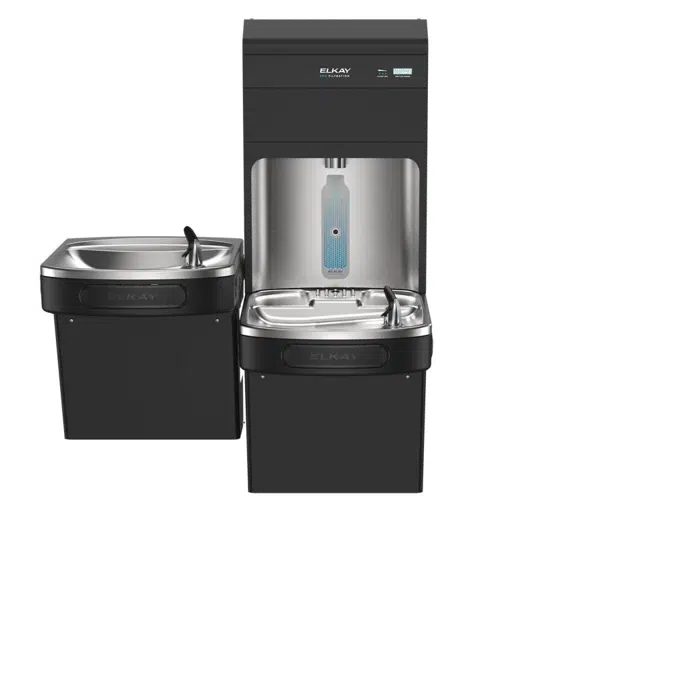 LZSTL8WSBPRO-UV Elkay Elkay Pro Filtration® Bottle Filling Station & Bi-Level ADA Cooler Refrigerated Ultra-Capacity Lead + UV Protection