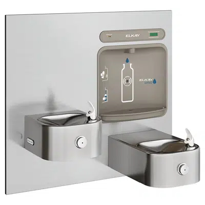 Image for Elkay ezH2O Bottle Filling Station with Integral Soft Sides Fountain, Filtered Non-Refrigerated Stainless