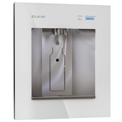 รูปภาพสำหรับ Elkay ezH2O Liv Built-in Filtered Refrigerated Water Dispenser Remote Chiller Aspen White