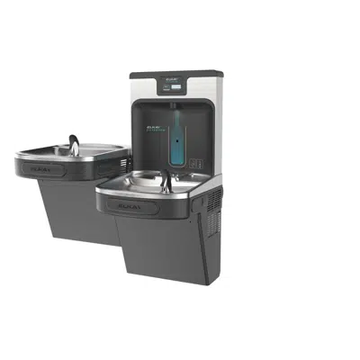 imagen para LZSTL8WSMP Elkay Enhanced ezH2O® Bottle Filling Station & Versatile Bi-Level ADA Cooler Refrigerated MP High Cap Lead Red Quick Filter Change