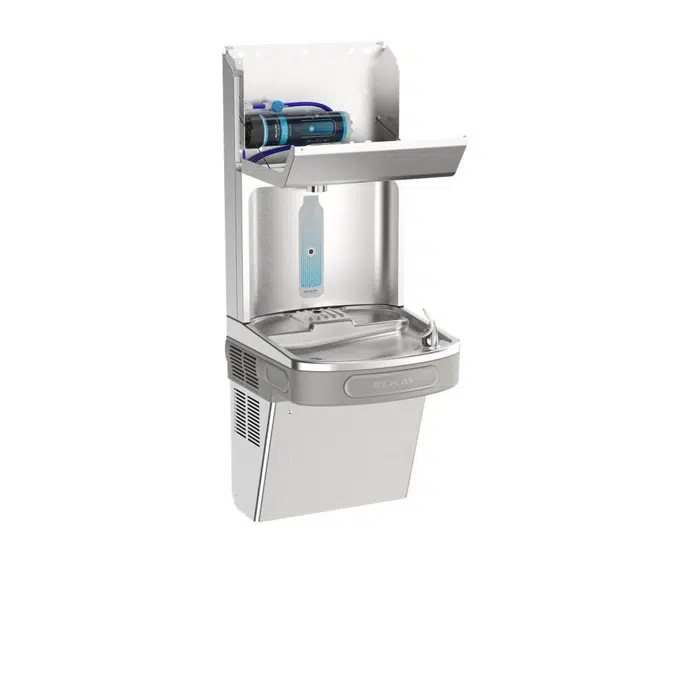 LZSDWSSPRO Elkay® Pro Filtration™ Bottle Filling Station & Single ADA Cooler - SS Gray