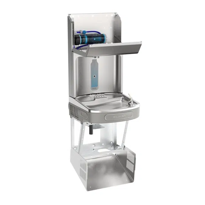 LZSDWSSPRO Elkay® Pro Filtration™ Bottle Filling Station & Single ADA Cooler - SS Gray