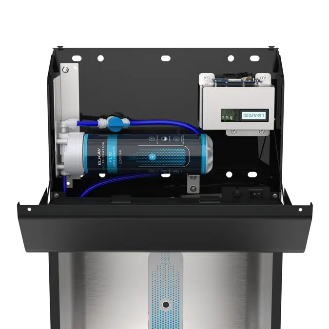 LZS8WSBPRO Elkay Pro Filtration® Bottle Filling Station & Single ADA Cooler Refrigerated Ultra Capacity Lead Reduction Standing Height Quick Filter Change