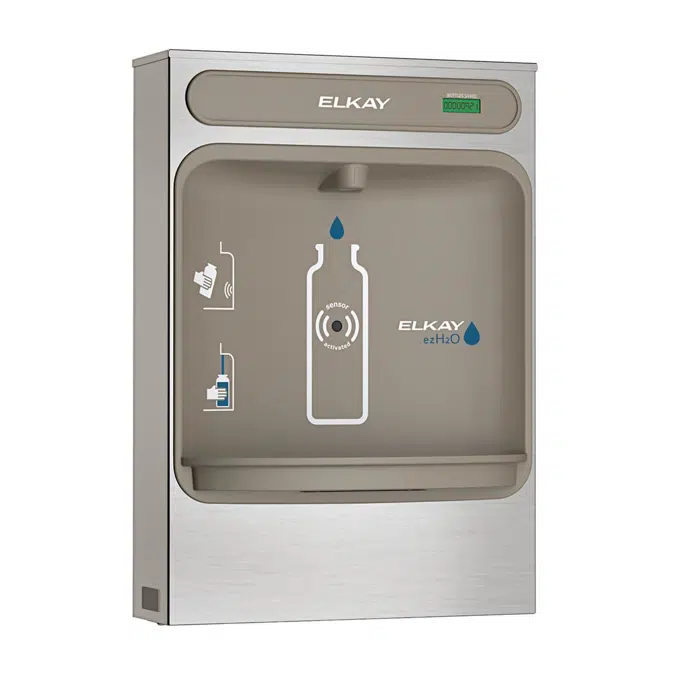 EZWSSM Elkay ezH2O Bottle Filling Station Surface Mount, Non-Filtered Non-Refrigerated Stainless