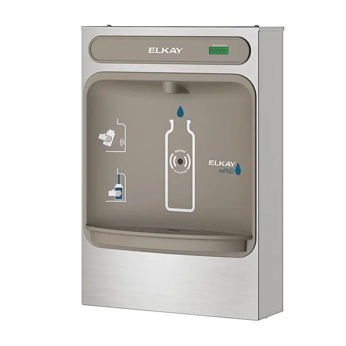 EZWSSM Elkay ezH2O®  Bottle Filling Station Surface Mount Non-Filtered Non-Refrigerated Stainless
