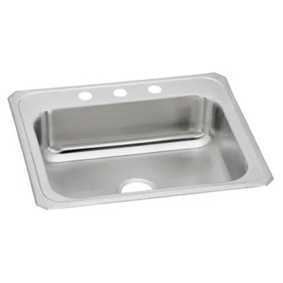 billede til CR31221_4 Celebrity® Stainless Steel 31" x 22" x 6-7/8" Single Bowl Drop-in Sink