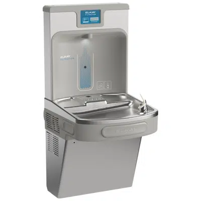 Image for LZS8WSSP-PF Enhanced Bottle Filler & Single ADA Cooler Refrigerated Stainless PFOA/PFOS + Lead Reduction Drop Down Wrapper
