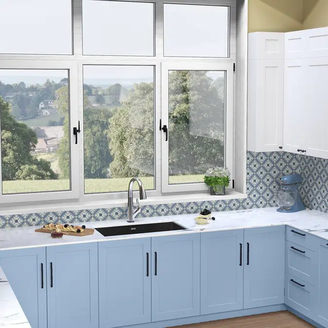 ELGRU13322BKFLC_GSFLC_MCFLC_WHFLC Quartz Classic® 33" x 18-7/16" x 9-7/16" Single Bowl Undermount Sink Kit with Filtered Faucet