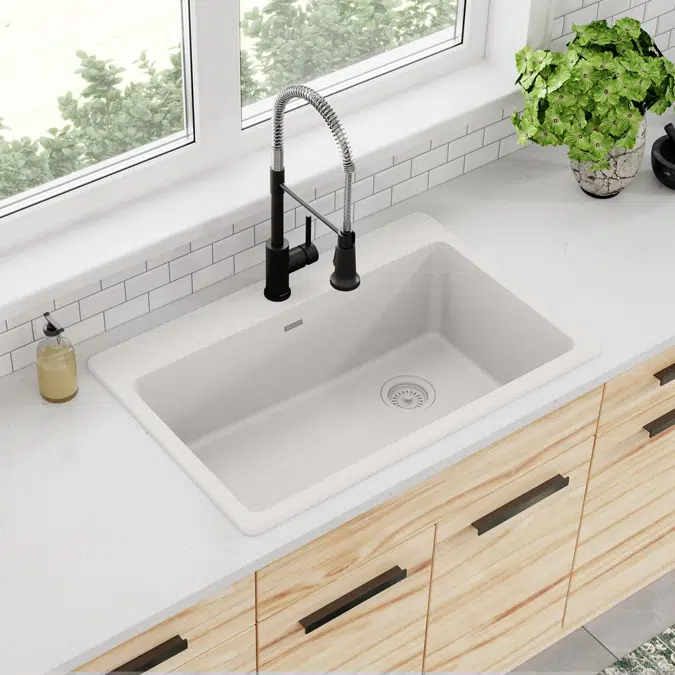 ELG13322 Quartz Classic® 33" x 22" x 9-1/2" Single Bowl Drop-in Sink
