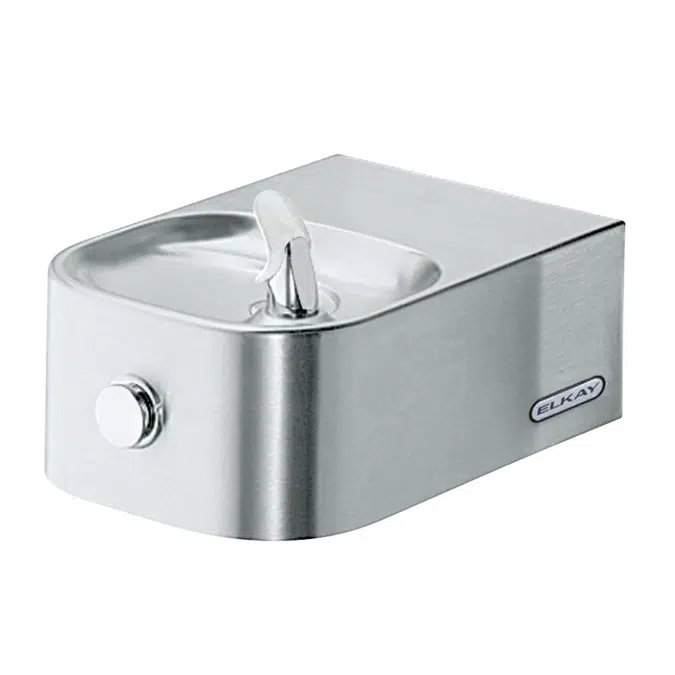 EDFP214C Elkay Soft Sides Single ADA Fountain Non-Filtered Non-Refrigerated Stainless