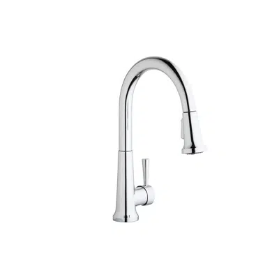 bilde for LK6000CRElkay Everyday Single Hole Deck Mount Kitchen Faucet with Pull-down Spray Forward Only Lever Handle Chrome