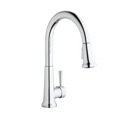 billede til LK6000CR Elkay Everyday Single Hole Deck Mount Kitchen Faucet with Pull-down Spray Forward Only Lever Handle Chrome
