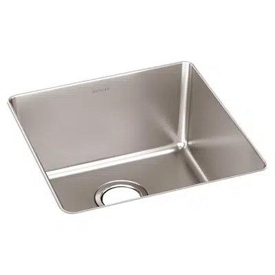 Image pour ELUH1616T Lustertone Iconix® 18 Gauge Stainless Steel 18-1/2" x 18-1/2" x 9" Single Bowl Undermount Sink