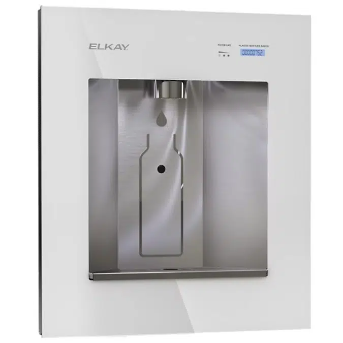 LBWD06BKK_WHK Elkay ezH2O Liv® Built-in Filtered Refrigerated Water Dispenser Remote Chiller