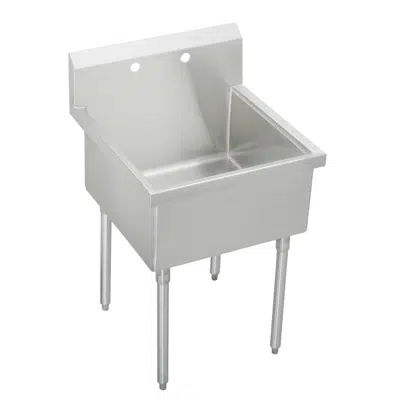 Image for SS81302 Elkay Sturdibilt® Stainless Steel 33" x 27-1/2" x 14" Floor Mount Single Compartment 2-Hole Scullery Sink