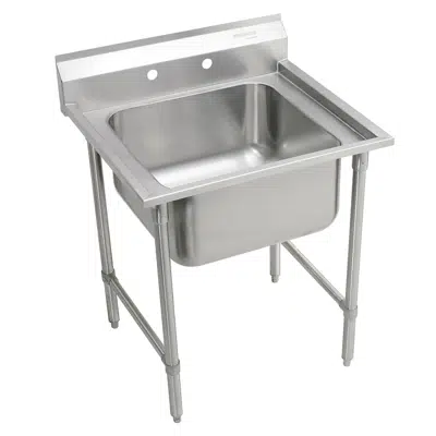 Image for RNSF81242 Elkay Rigidbilt® Stainless Steel 33" x 29-3/4" x 12-3/4" Floor Mount Single Compartment Scullery Sink