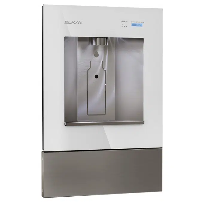 LBWD00WHC Elkay ezH2O Liv Built-in Filtered Water Dispenser Non-refrigerated Aspen White