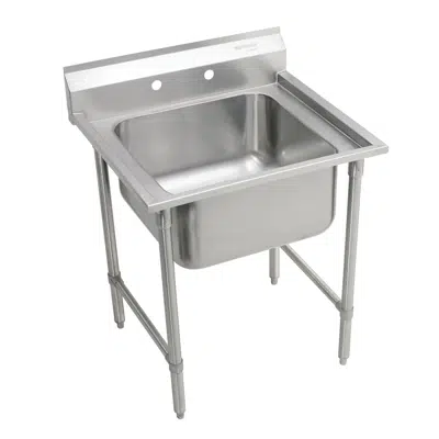 afbeelding voor Elkay Rigidbilt Stainless Steel 27" x 29-3/4" x 12-3/4", Floor Mount, Single Compartment Scullery Sink