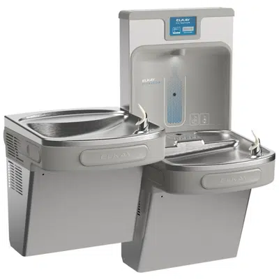 Image for LZSTL8WSSP-PF Enhanced Bottle Filler & Bi-Level ADA Cooler Refrigerated Stainless PFOA/PFOS + Lead Drop Down Wrapper