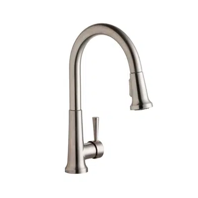 Image pour LK6000LSElkay Everyday Single Hole Deck Mount Kitchen Faucet with Pull-down Spray Forward Only Lever Handle Lustrous Steel