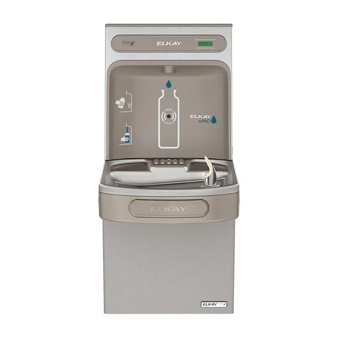 EZSG8WSSK_LK ezH2O®  Bottle Filling Station & Single ADA Cooler High Efficiency Non-Filtered Refrigerated Stainless