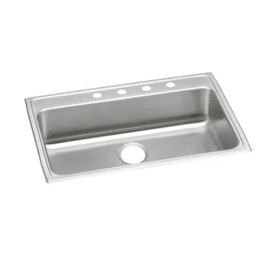 Зображення для LRAD3122503 Elkay Lustertone® Classic Stainless Steel 31" x 22" x 5" 3-Hole Single Bowl Drop-in ADA Sink