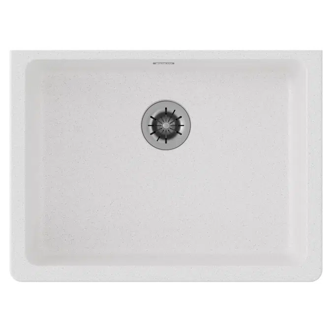 ELGUAD2519PDWH0 Elkay Quartz Classic® 25" x 18-1/2" x 5-1/2" Single Bowl Undermount ADA Sink with Perfect Drain® White