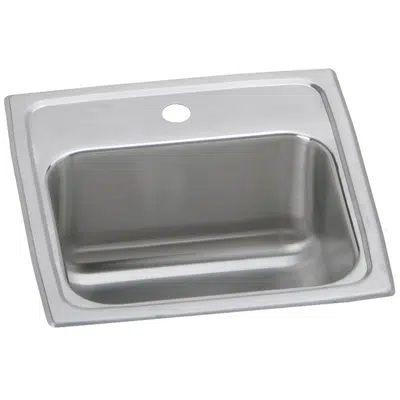 imagen para BCR151_3 Celebrity® Stainless Steel 15" x 15" x 6-1/8" Single Bowl Drop-in Bar Sink