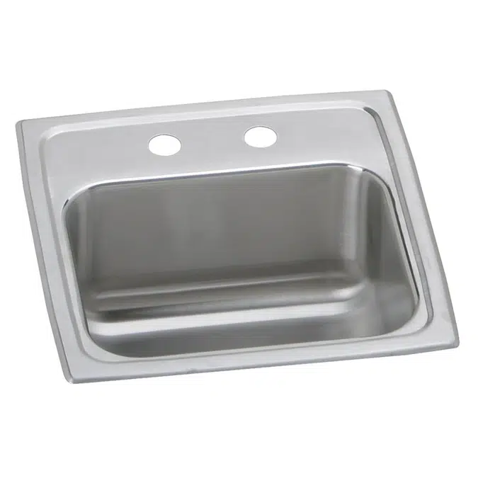 BCR151_3 Celebrity® Stainless Steel 15" x 15" x 6-1/8" Single Bowl Drop-in Bar Sink