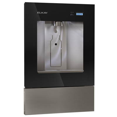 Image for Elkay ezH2O Liv Pro In-Wall Commercial Filtered Water Dispenser, Non-refrigerated, Midnight