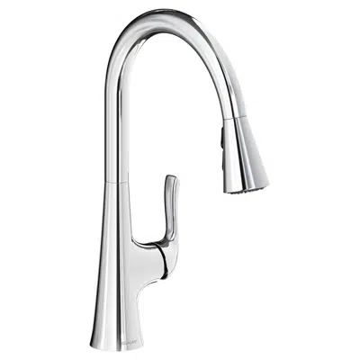 LKHA1041LS_CR Harmony™ Single Hole Kitchen Faucet with Pull-down Spray and Forward Only Lever Handle图像