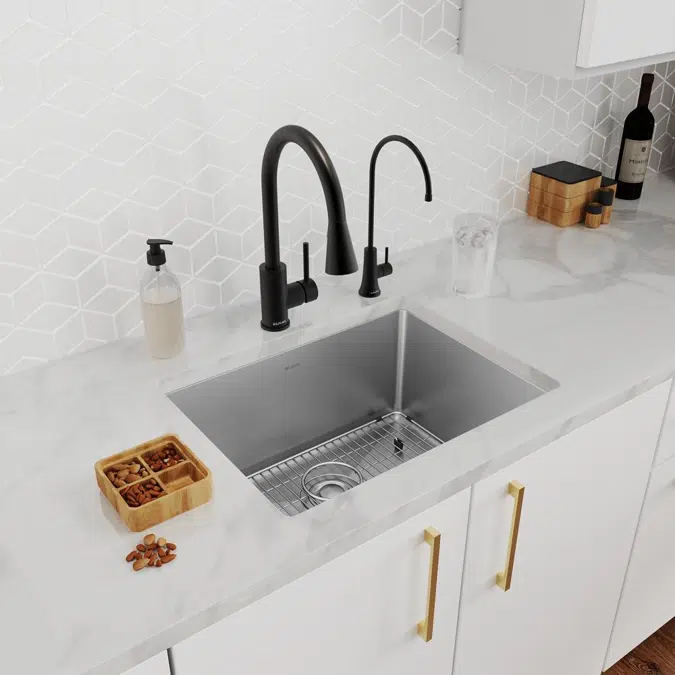 LKAV71FMB Elkay Avado Drinking Water Faucet Matte Black w/71300C WaterSentry® PFAS + Lead + Microplastics NSF/ANSI Certified Filter