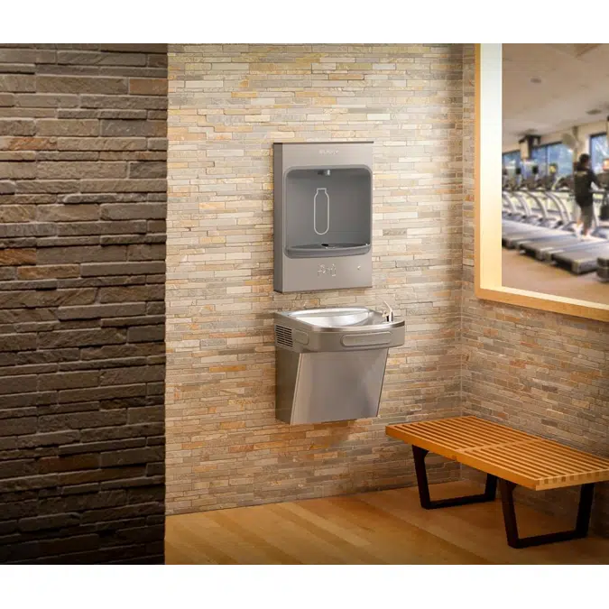 EMASM Elkay ezH2O®  Mechanical Bottle Filling Station Surface Mount Non-Filtered Non-Refrigerated Stainless