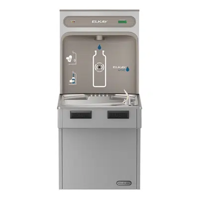 Image for LMABF8WSLK_SK ezH2O®  Bottle Filling Station with Mechanically Activated Single ADA Cooler Filtered Refrigerated Light Gray