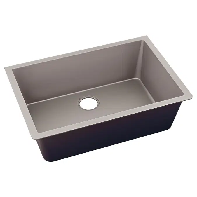 ELXRU13322 Quartz Luxe® 33" x 18-7/16" x 9-7/16" Single Bowl Undermount Sink