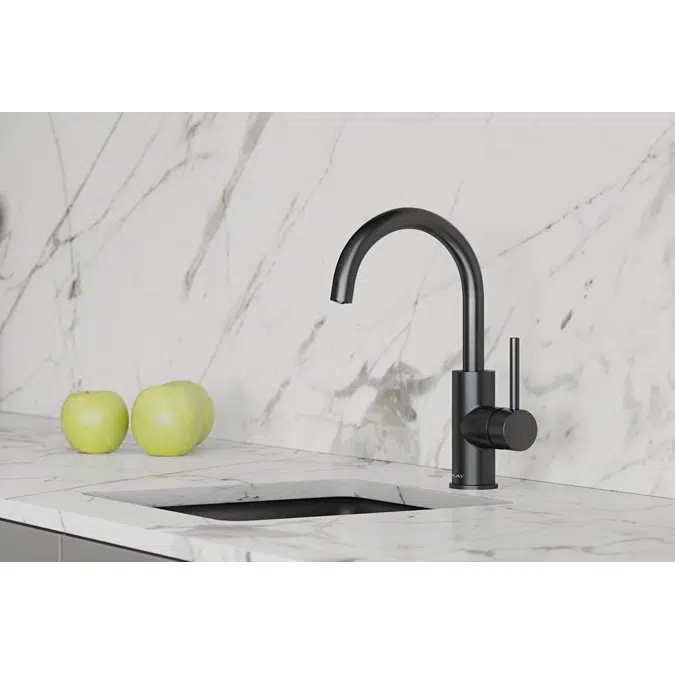LKAV3021BK Elkay Avado® Single Hole Bar Faucet with Lever Handle Black Stainless